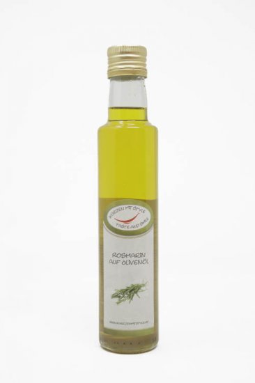 Rosmarin auf Olivenöl 250ml - zum Schließen ins Bild klicken
