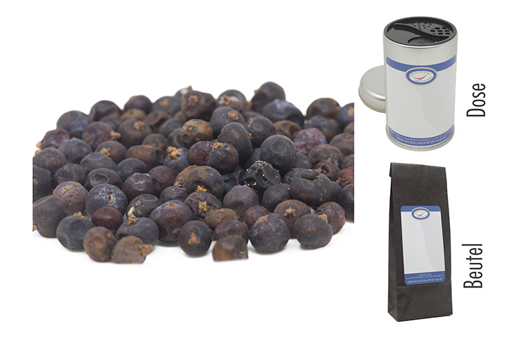 Wacholderbeeren Beutel 50g - zum Schließen ins Bild klicken